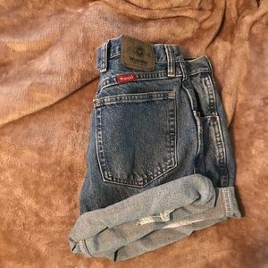 Wrangler homemade shorts